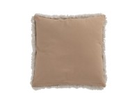 J-Line cushion Mirrors - jute - natural/white