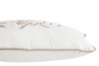 J-Line cushion Lobster - cotton - white/taupe