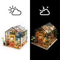 DIY House Cathy's Green House, Robotime, DG104, 19.5x17.5x17.5cm.