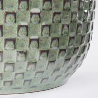 Daan Flowerpot - H18 x Ø19 cm - Green
