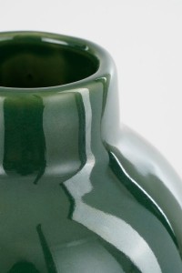 Marlijn Tulip Vase - H46 x Ø28 cm - Ceramic - Green