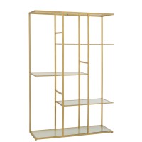 J-Line rek - ijzer/glas - goud