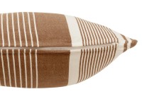 J-Line cushion Mik - cotton - beige/brown