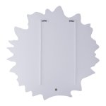 Ceanna Cream MDF Wall Panel Wavy Round L