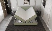 Mörgenn Opberg Boxspring Groen 180x210
