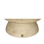 Callain Natural Mango Wood Coffee Table Marble Top