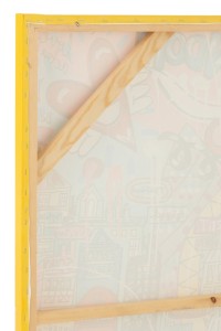 J-Line Wall Decoration London Pop Art Canvas Mix