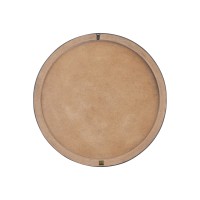 Hallie Black And White Wood Round Wall Panel Swirl