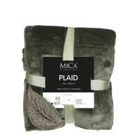 Mardy Fleece Plaid - L200 x B150 cm - Donkergroen