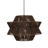 Hanglamp ENRICO walnoot bruin Ø45x34cm