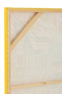 J-Line Wall Decoration Paris Pop Art Canvas Mix