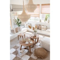 J-Line Bijzettafel Bruce Teak Naturel