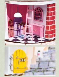 DIY Dollhouse Secluded Neighbour, Robotime, DS003, 12.5x13x24.5cm