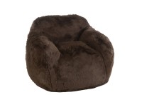 J-Line Sofa Cutie Polyester Bruin Small