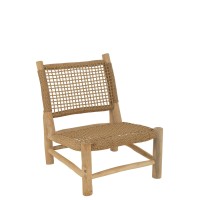 J-Line Zetel Vita Teak/Kunststof Naturel
