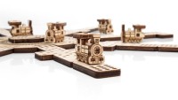 Eco-Wood-Art 3D Wooden Meganic Puzzle Domino game variant Mexican Train, 1591,25,3x24.8x7.3cm