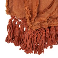 The Berber Bed Throw - Terracotta