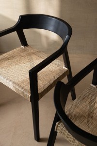J-Line Chair Emma Teakhout Black/Brown
