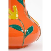 Ava Vaas - H30 x Ø25 cm - Keramiek - Oranje