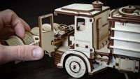 Eco Wood Art 3D Mechanical Wooden Puzzle Snow Truck, 402, 40x14.1x14.8cm