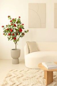 Artificial Japanese Rose Plant 155cm