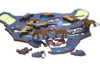 Eco Wood Art Wooden Jigsaw Puzzle Panther/ Panther size L, 1782, 41.8x37.5x0.5cm