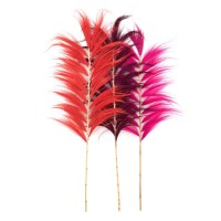 The Stunning Leaf - Vibrant Red - Set of 6