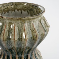 Pippa Vase - H32 x Ø21 cm - Ceramic - Green