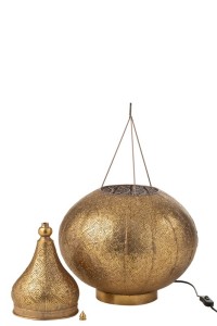 J-Line lamp Aladin - metal - gold - small