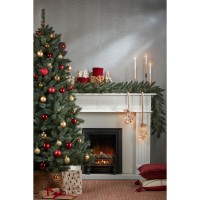 Kerstboomrok - H26 x Ø58 cm - Zeegras - Naturel Bruin