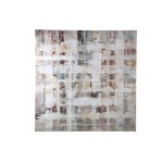 Julitta Cream Canvas Wall Panel Abstract Mixture