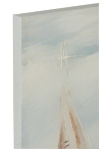 J-Line Set of Three Paintings Vog Acrylic Paint/Canvas Mix
