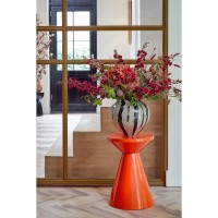 Jim Bijzettafel - H45 x Ø31 cm - IJzer - Oranje