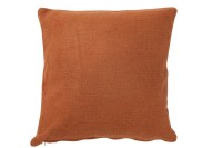 J-Line cushion Tropical Leaf - textile - terracotta