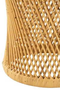 J-Line side table Cylindrical - rattan - natural