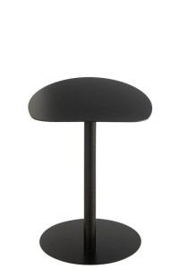 J-Line Side Table Ice Metal Black