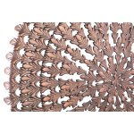 Xavery Copper Round Iron Wall Panel Carved Look S