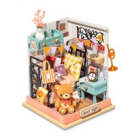 Robotime, DIY Huisje Sweet Dream Bedroom, DS016, 7x7x10,5cm