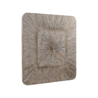 Dishita Cream Square Mdf  Wall Panel Ribbed Small