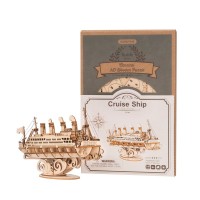 Robotime, 3D Houten Puzzel Cruise Schip, TG306, 19x5x11cm