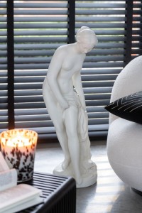 J-Line Statue Woman Greece Resin White