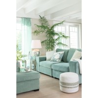 J-Line plant Bamboepalm In Pot - kunststof - groen/zwart - large
