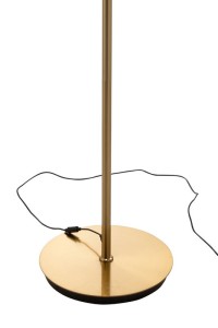 J-Line floor lamp - glass - brown - LED lights