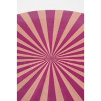 Skipper Bijzettafel - H44 x Ø32 cm - Keramiek - Paars
