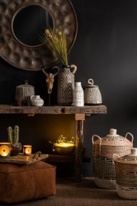 J-Line Console Brut Recycled Wood Brown