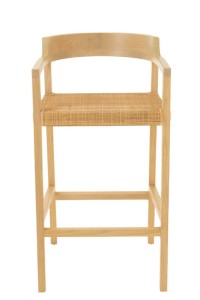 J-Line bar chair Emma - wood - natural