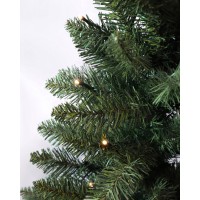 Black Box Trees Riverton Kunstkerstboom in Pot met LED Verlichting - H90 x Ø58 cm - Groen