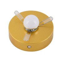 Ackitical lamp "Luise" gold, classical, gold, with integrated LED, warm white