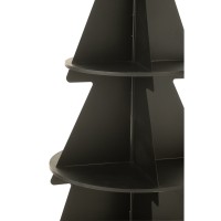 J-Line Rek X'mas Tree Metaal Zwart Large