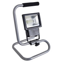 LED outer light "Baro" made of metal and glass in black, with integrated LED